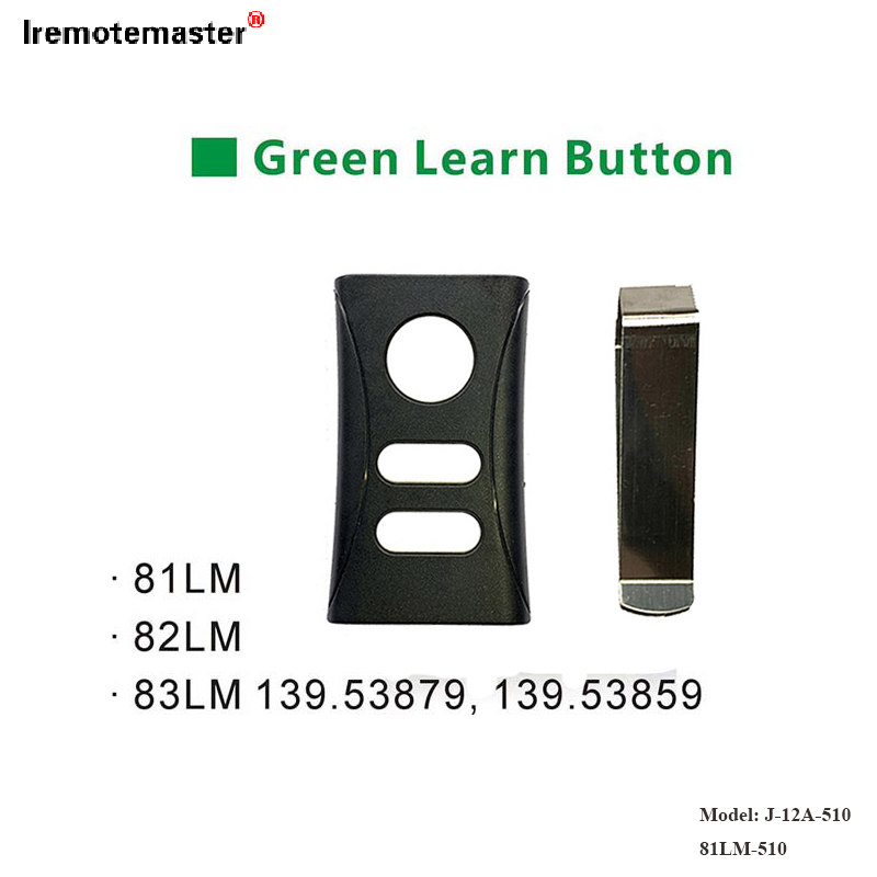 Untuk 81LM 82LM 83LM Green Learn Button 390MHz Penggantian Alat Jauh Pintu Garaj